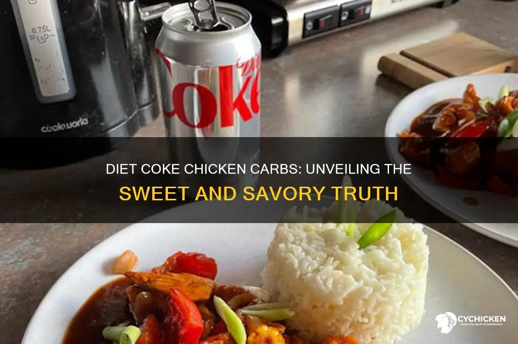 how many carbs in diet coke chicken