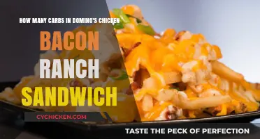 Carb Count: Domino's Chicken Bacon Ranch Sandwich Breakdown