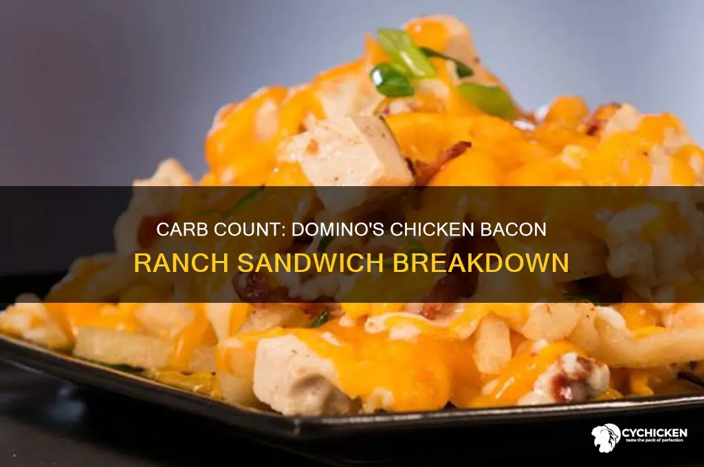 how many carbs in domino