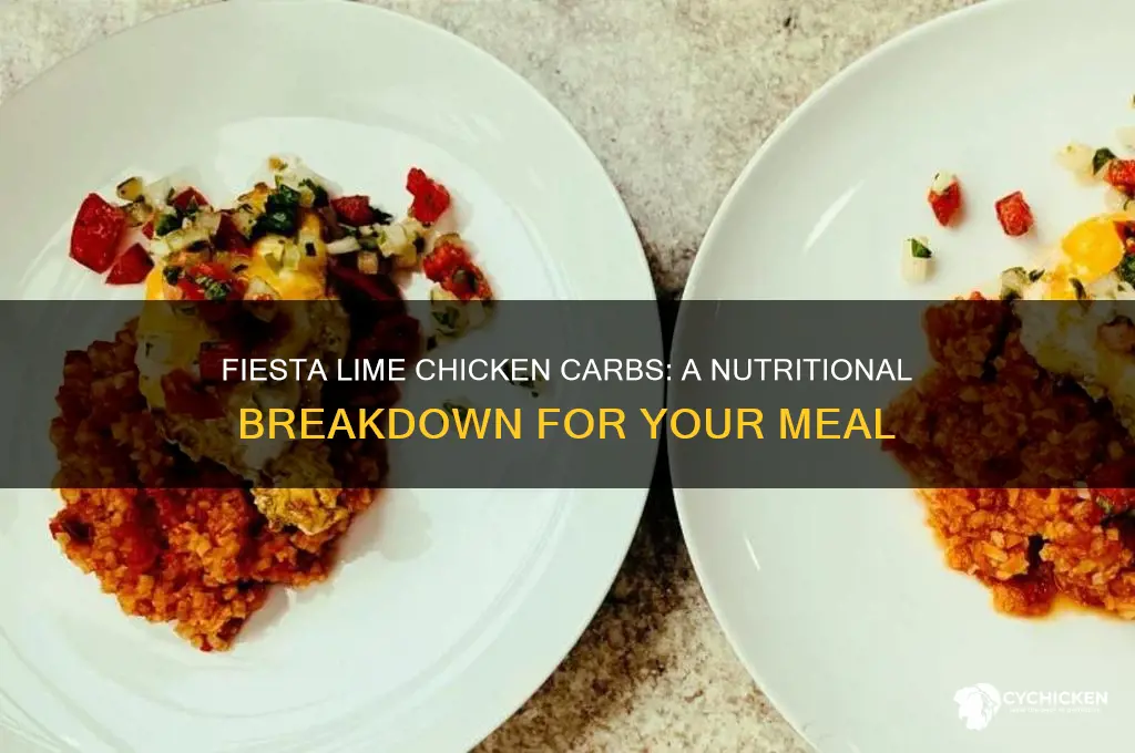 how many carbs in fiesta lime chicken