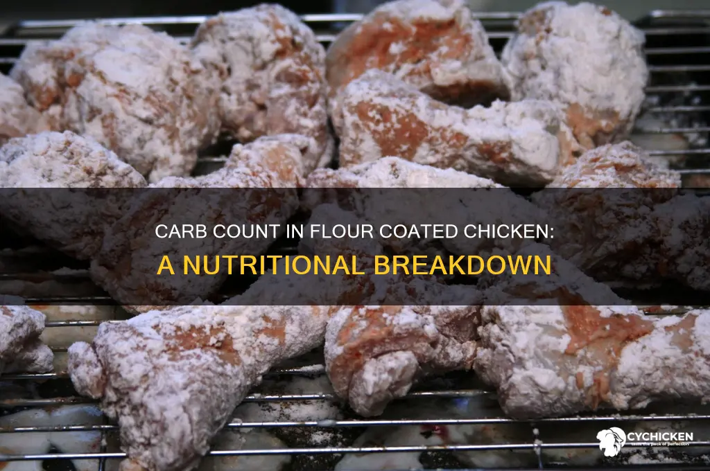 how many carbs in flour coated chicken