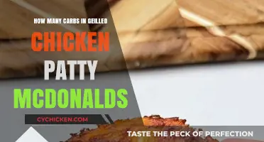 McDonald's Grilled Chicken Patty: Carb Content Explained