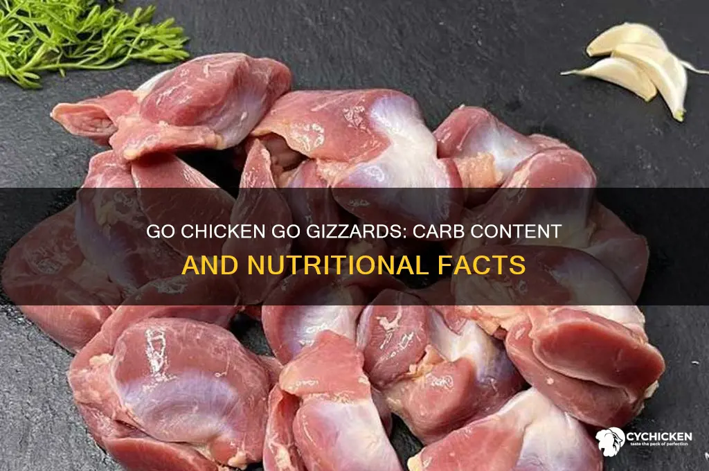 how many carbs in go chicken go gizzards
