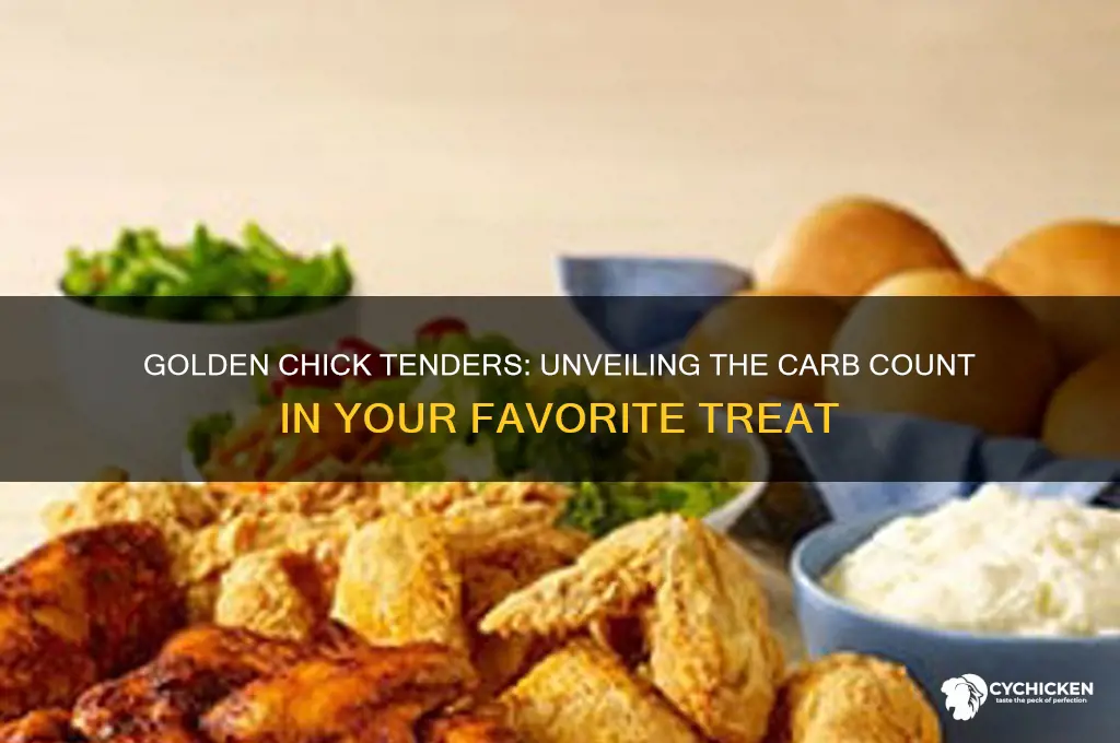 how many carbs in golden chick tenders
