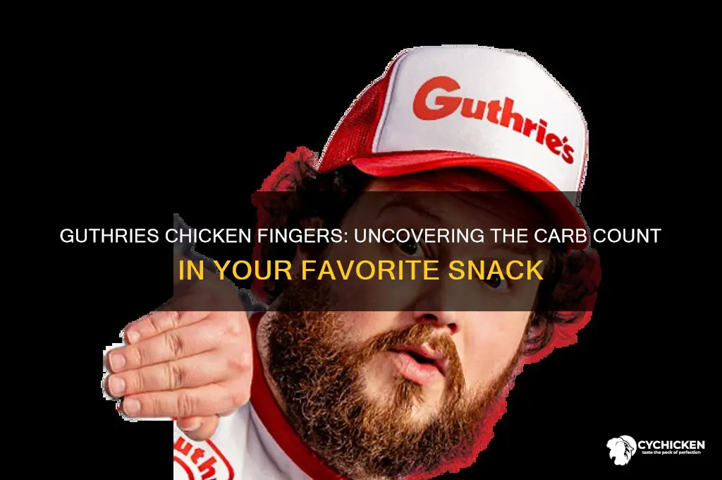 how many carbs in guthries chicken fingers
