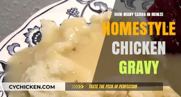Chicken Gravy Carb Count: Heinz Homestyle Nutrition Facts