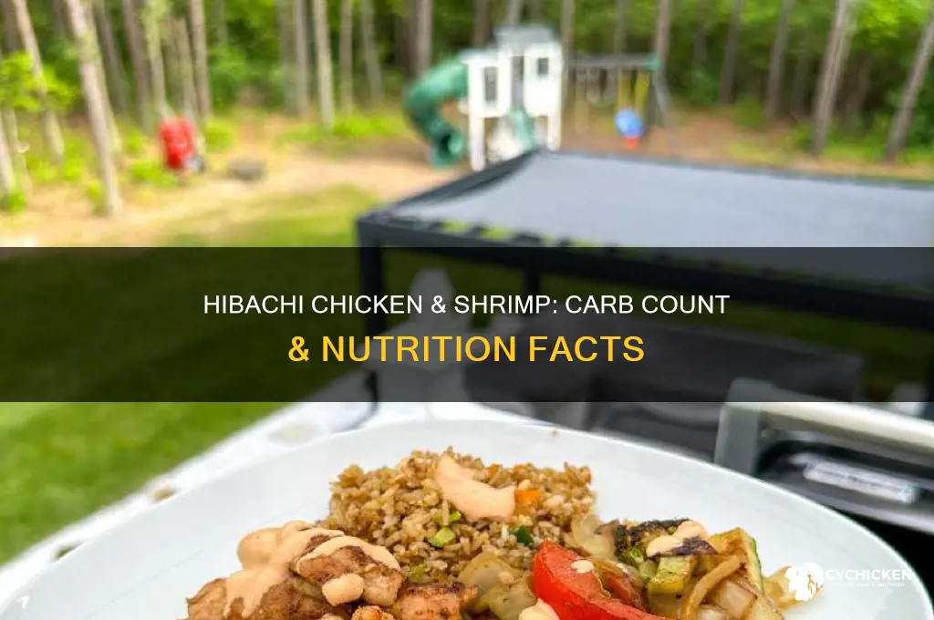 how many carbs in hibachi chicken and shrimp