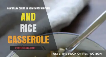 Chicken and Rice Casserole: Carb Count and Nutrition Facts
