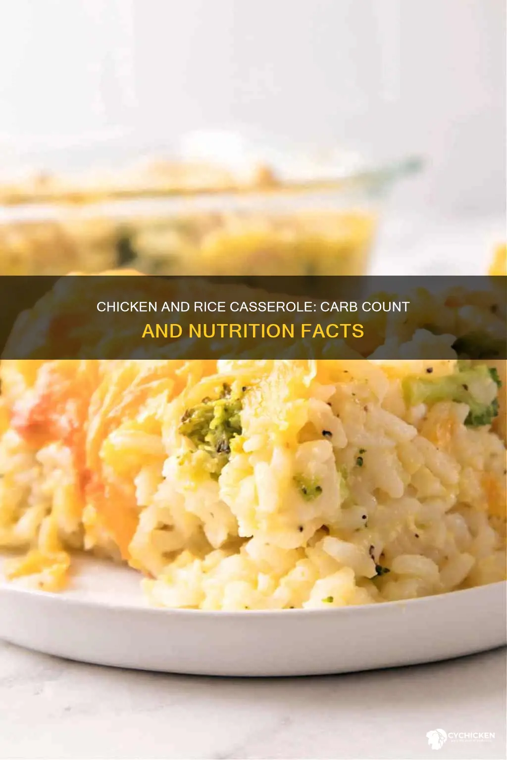 how many carbs in homemade chicken and rice casserole