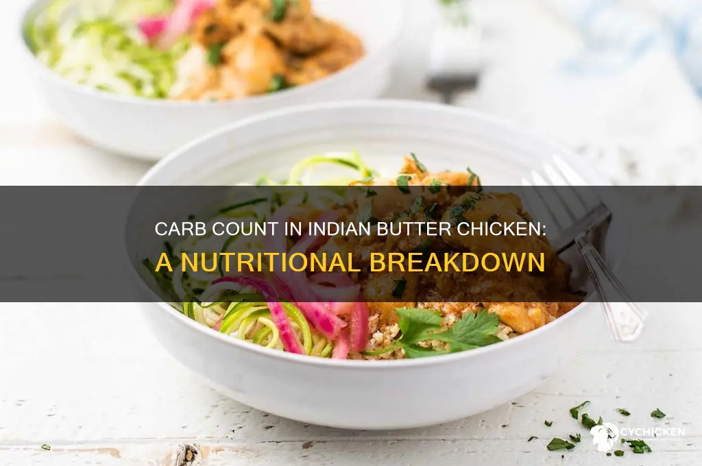 how many carbs in indian butter chicken