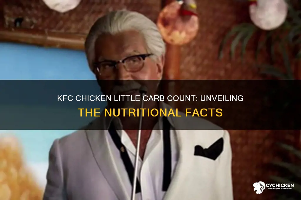 how many carbs in kfc chicken little