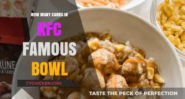KFC Famous Bowl Carbs: Unveiling the Nutritional Facts and Figures