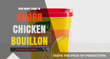 Knorr Chicken Bouillon Carbs: A Nutritional Breakdown for Health-Conscious Cooks
