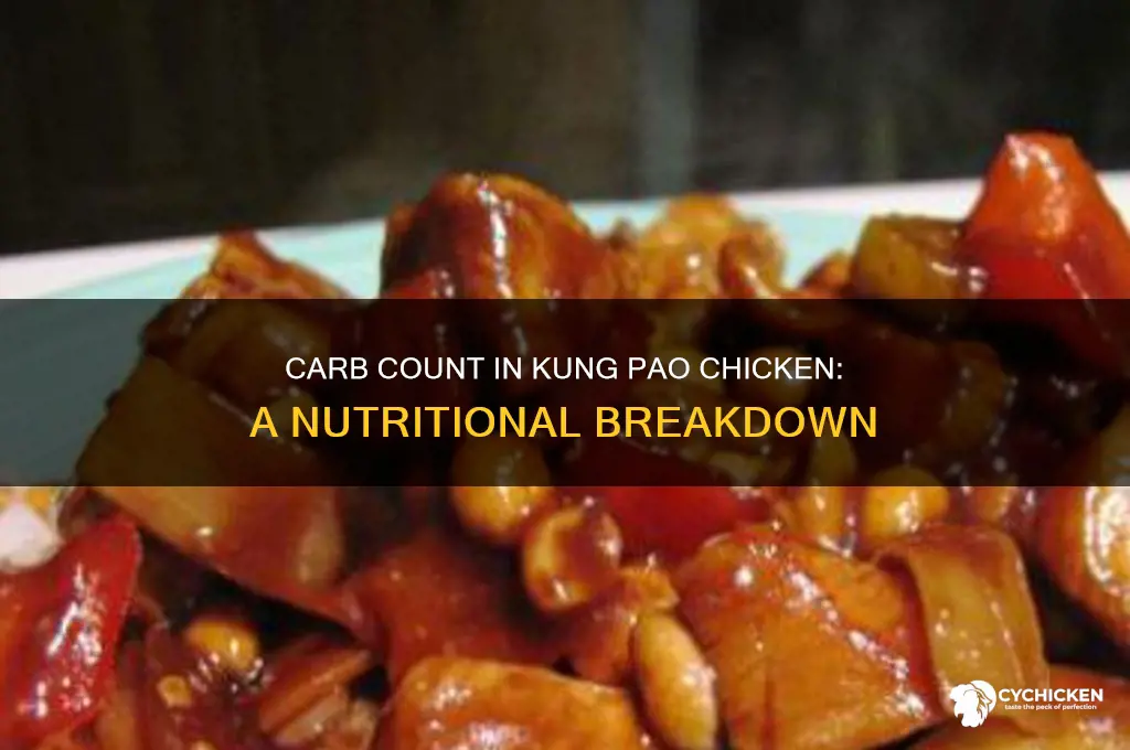 how many carbs in kung pao chicken