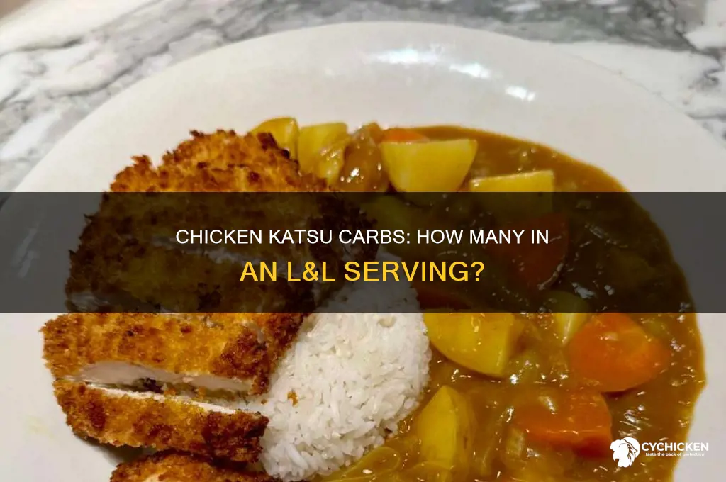 how many carbs in l&l chicken katsu