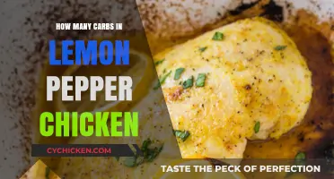 Lemon Pepper Chicken Carbs: A Nutritional Breakdown for Health-Conscious Foodies