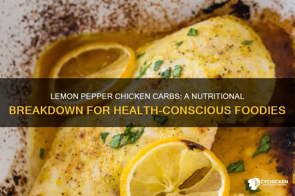 how many carbs in lemon pepper chicken