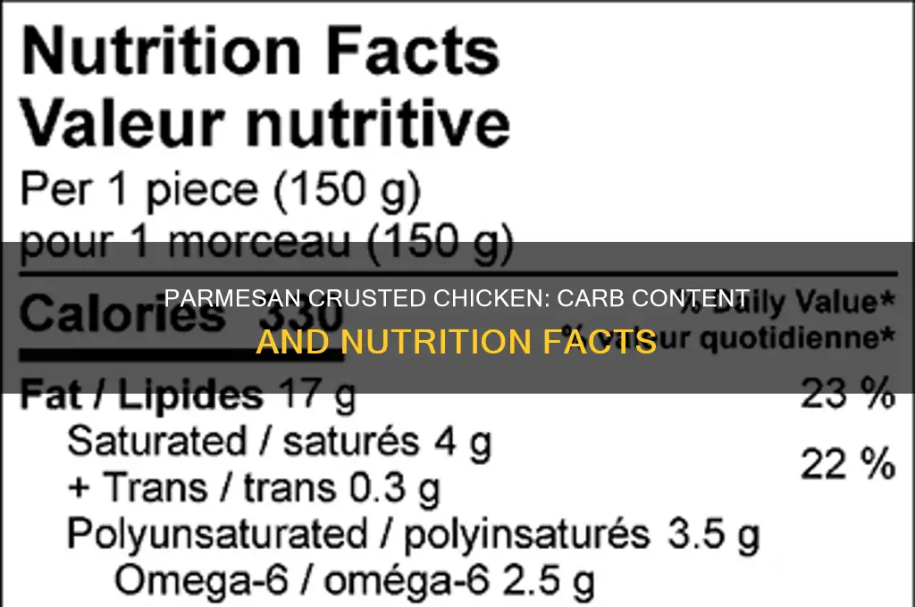 how many carbs in longhorn parmesan crusted chicken
