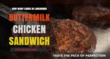Longhorns Buttermilk Chicken Sandwich: Carb Count and Nutrition Facts