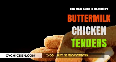 McDonald's Buttermilk Chicken Tenders: Carb Count and Nutrition Facts