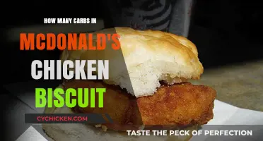 McDonald's Chicken Biscuit: Carb Count and Nutrition Facts