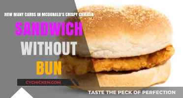 Carb Count: McDonald's Crispy Chicken Sandwich Without Bun