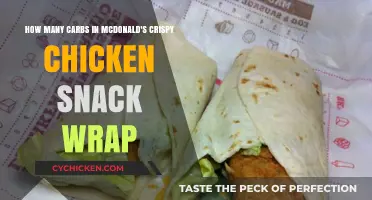 McDonald's Crispy Chicken Snack Wrap: Carb Count Unveiled