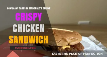 Carb Count: McDonald's Deluxe Crispy Chicken Sandwich Breakdown