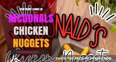 Carb Count in McDonald's Chicken Nuggets: A Nutritional Breakdown