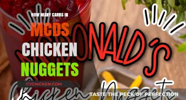 Carb Count in McDonald's Chicken Nuggets: A Nutritional Breakdown