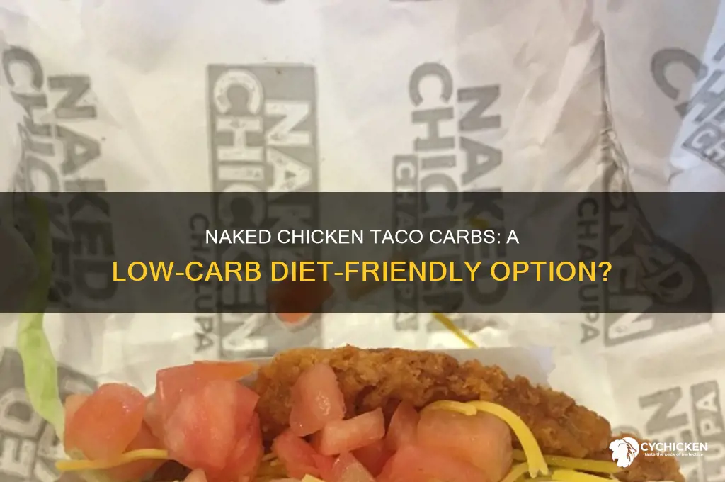how many carbs in naked chicken taco