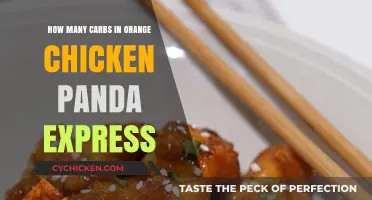 Carbs in Orange Chicken: Panda Express Nutrition Facts