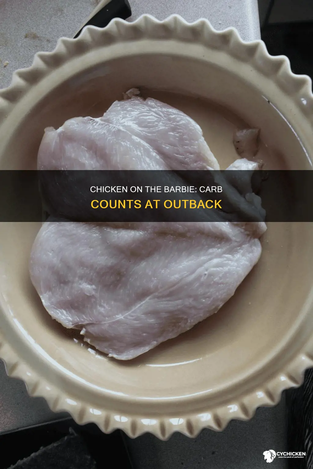 how many carbs in outback chicken on the barbie