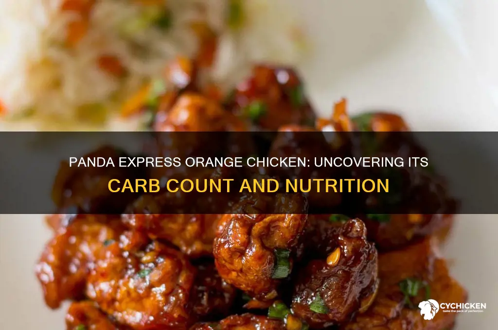 how many carbs in panda express orange chicken