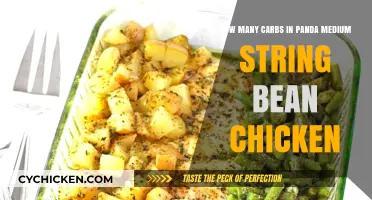 String Bean Chicken: Panda's Carb Count