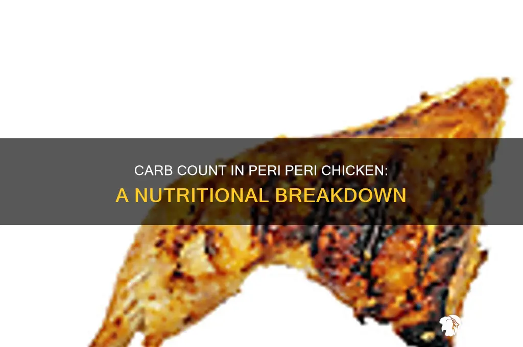 how many carbs in peri peri chicken