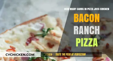 Chicken Bacon Ranch Pizza: Carbs and Calories