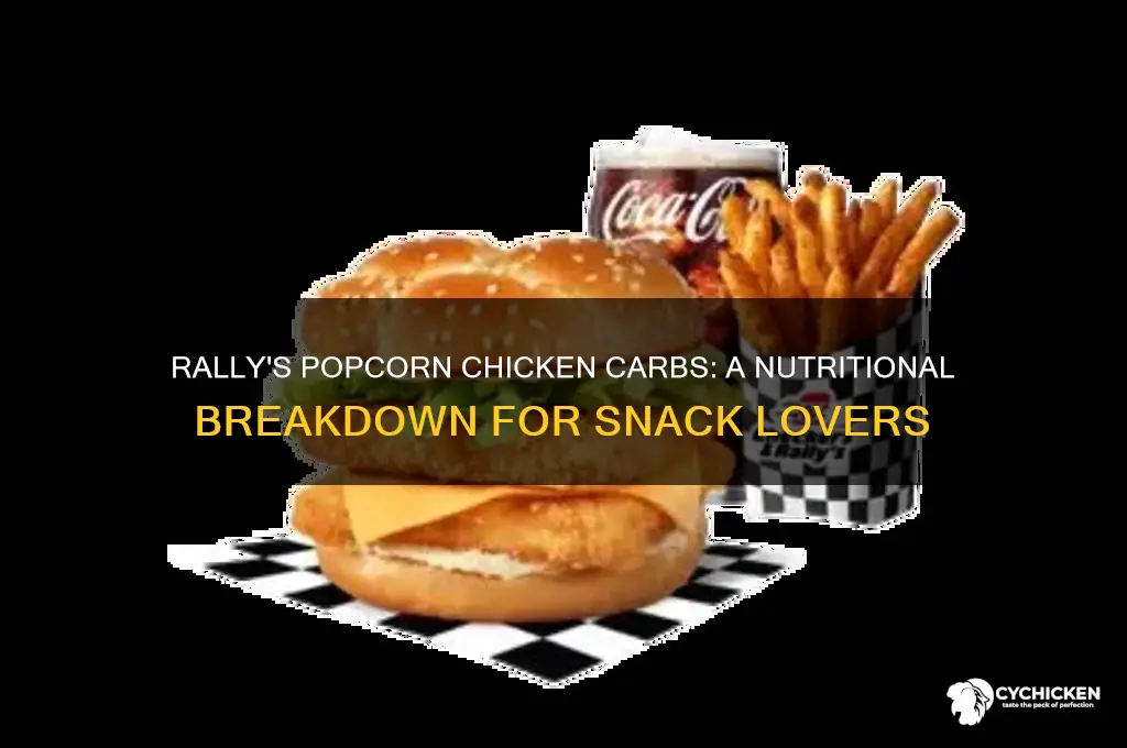 how many carbs in rally popcorn chicken