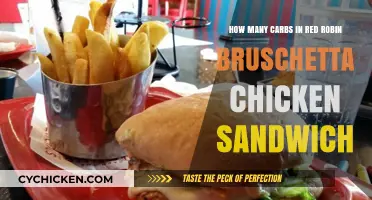 Red Robin Bruschetta Chicken Sandwich: Unveiling Its Carb Count