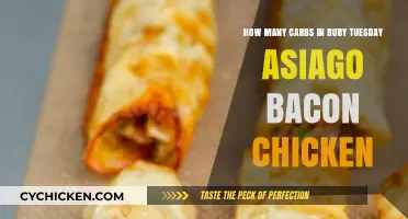 Ruby Tuesday's Asiago Bacon Chicken: Carb Count and More