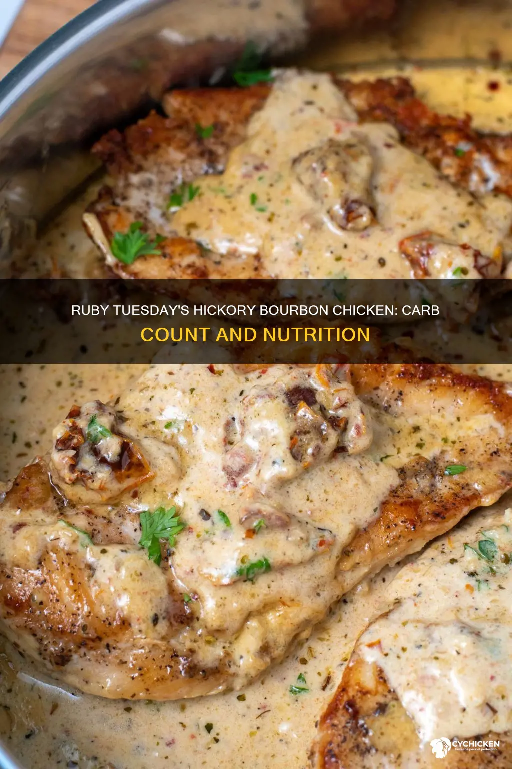 how many carbs in ruby tuesday hickory bourbon chicken