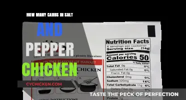 Salt and Pepper Chicken: Carb Count and Nutrition
