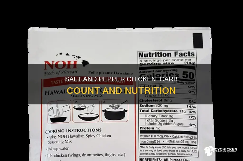how many carbs in salt and pepper chicken