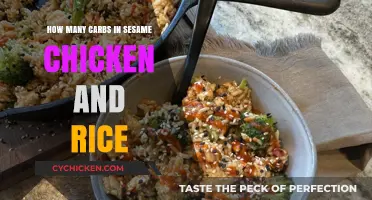 Sesame Chicken and Rice: Carb-Counting Made Easy