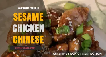 Sesame Chicken Carbs: Unveiling the Chinese Takeout Classic's Nutritional Secrets