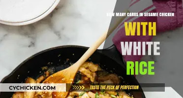 Sesame Chicken and White Rice: Carb-Counting Made Easy
