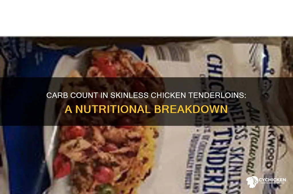 how many carbs in skinless chicken tenderloins