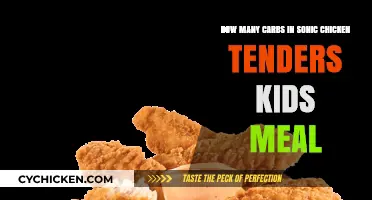 Chicken Tenders Carbs: A Kid-Friendly Option at Sonic