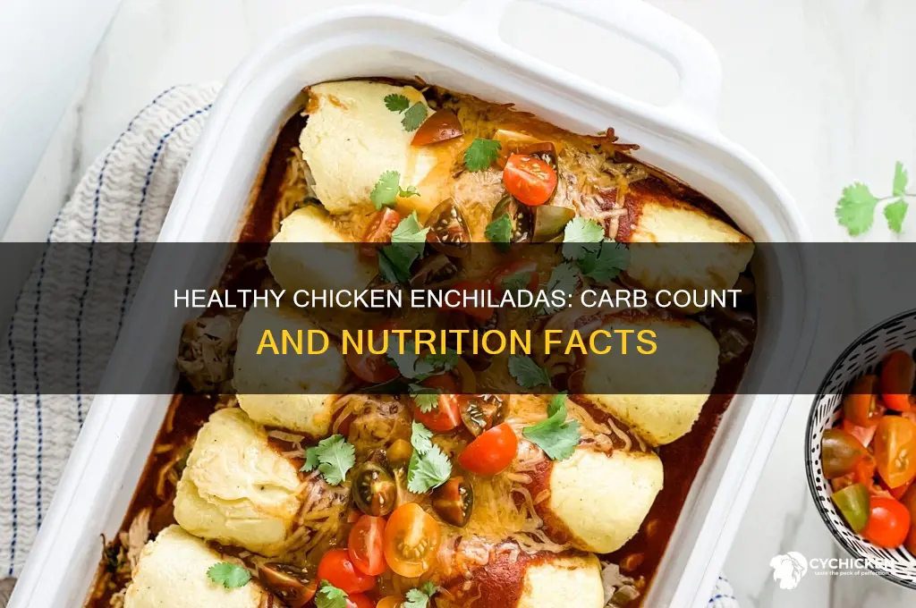 how many carbs in sour cream chicken enchiladas