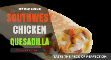 Southwest Chicken Quesadilla: Unveiling the Carb Count and Nutritional Facts